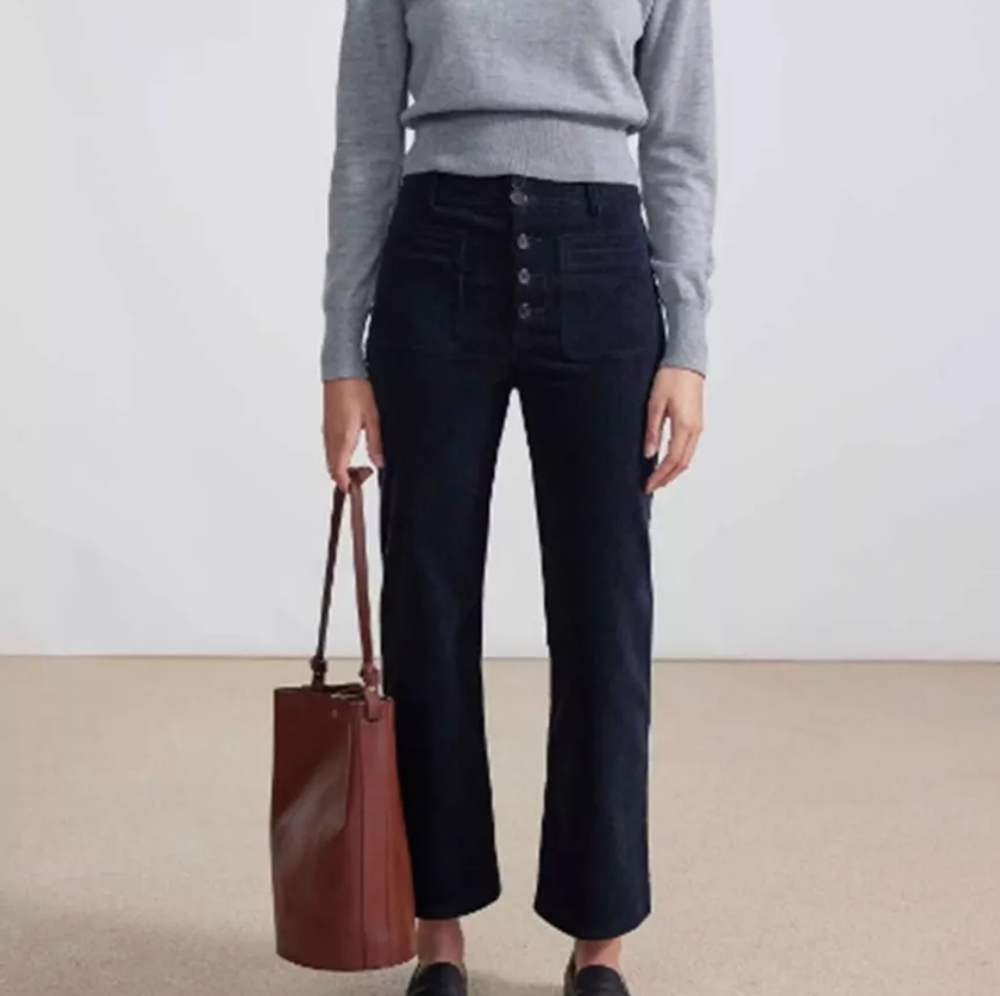 Apiece Apart Wide Leg Blue Pants | Size 4 | EUC